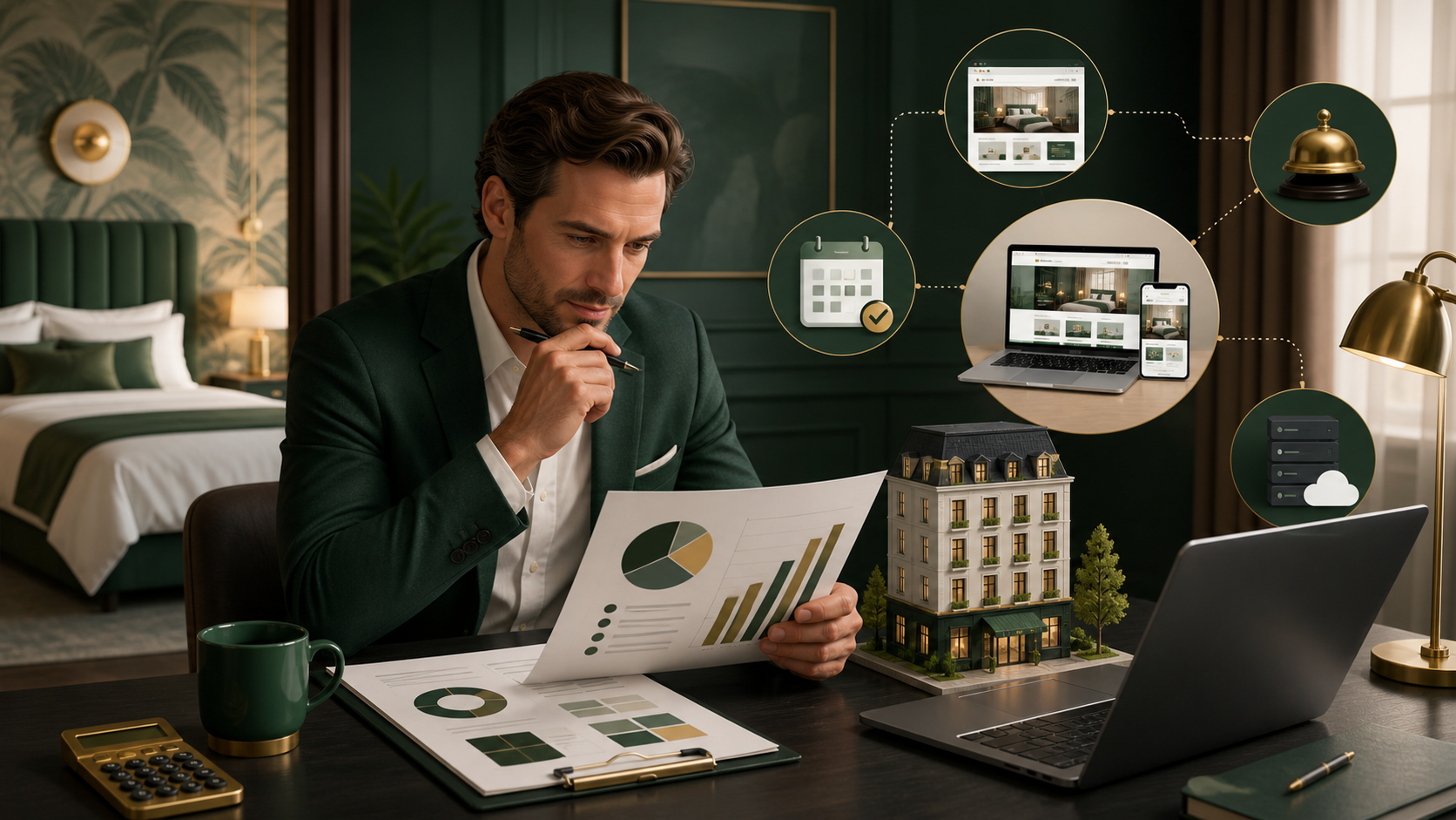 Hotel Website Cost: Website Builder vs WordPress vs Custom Development article illustration