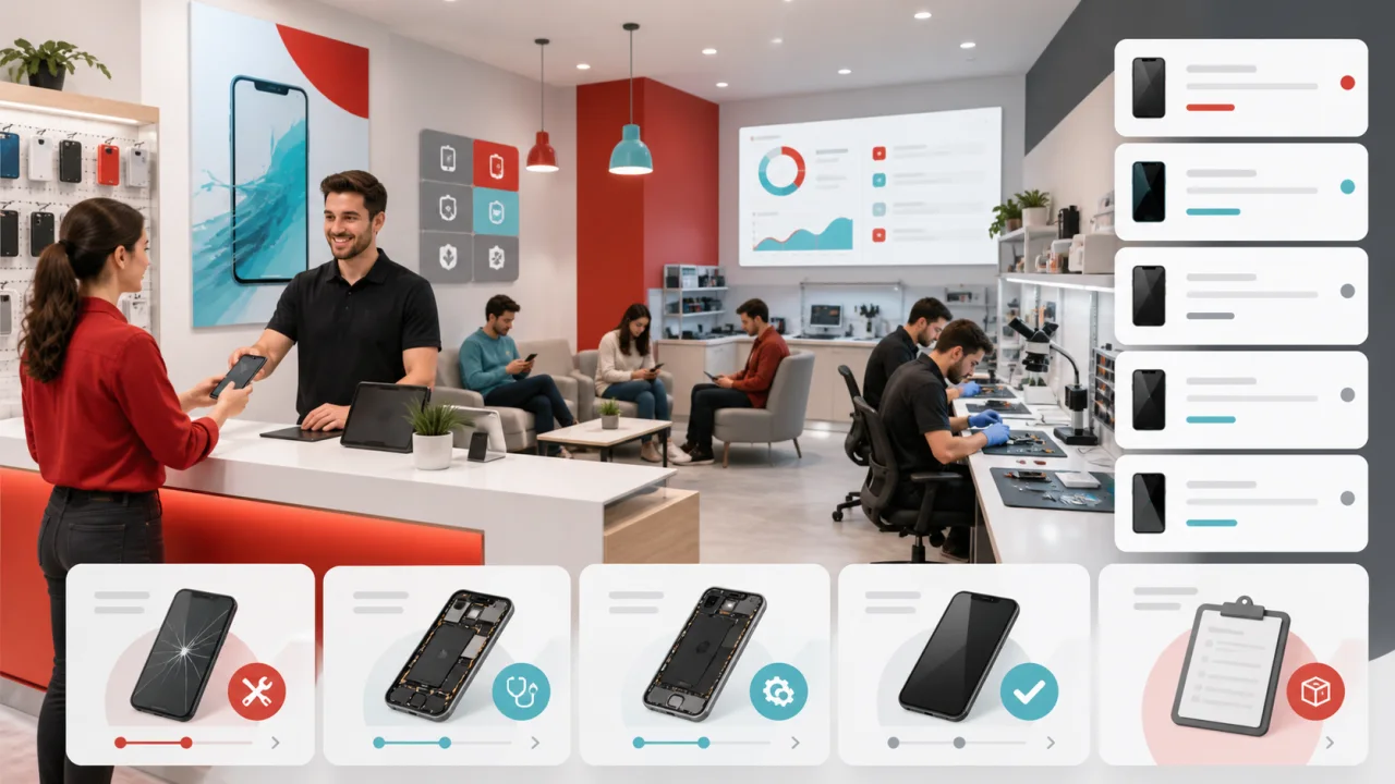 Mobile Klinik Clone: Phone Repair Management Software article illustration