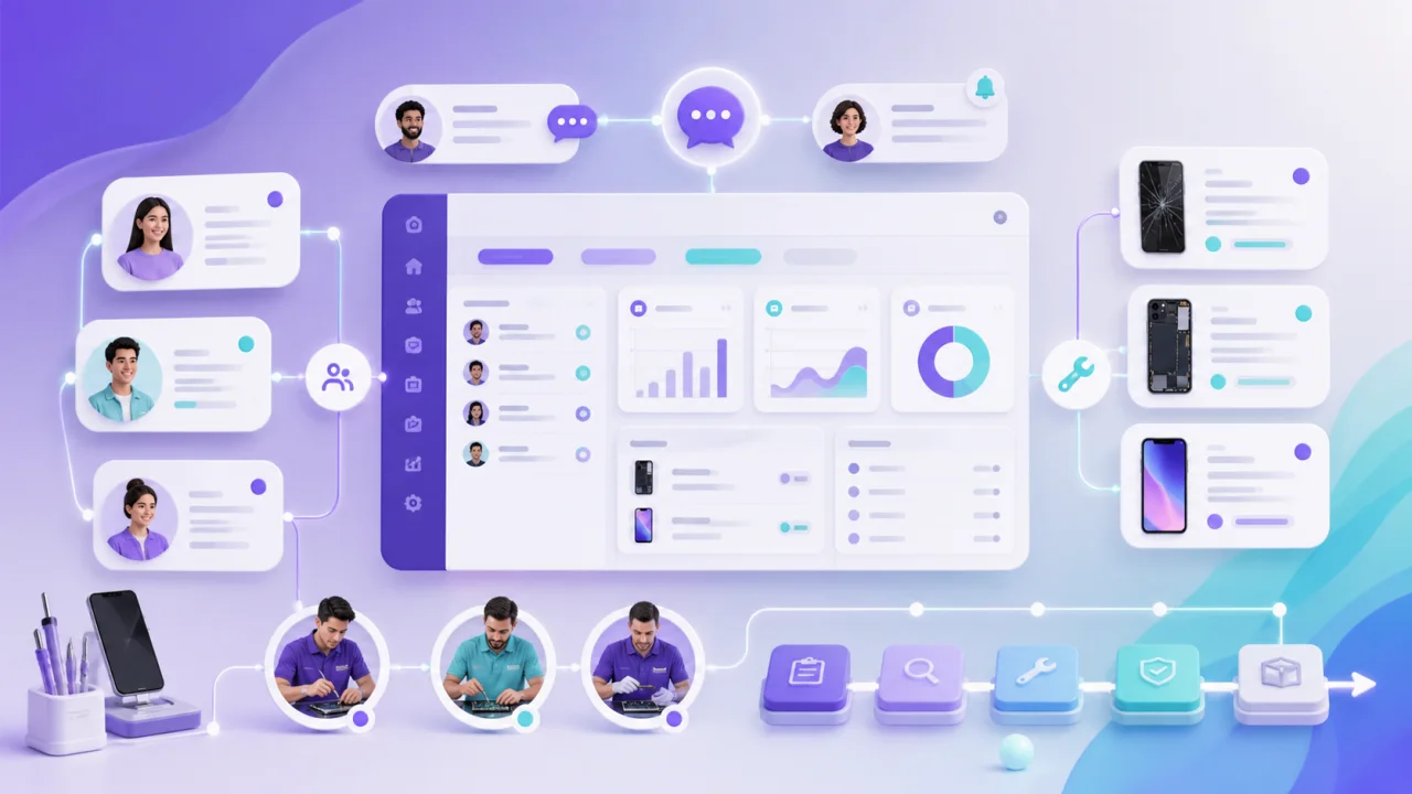 Mobile Repair CRM: Manage Customers, Repairs & Technicians