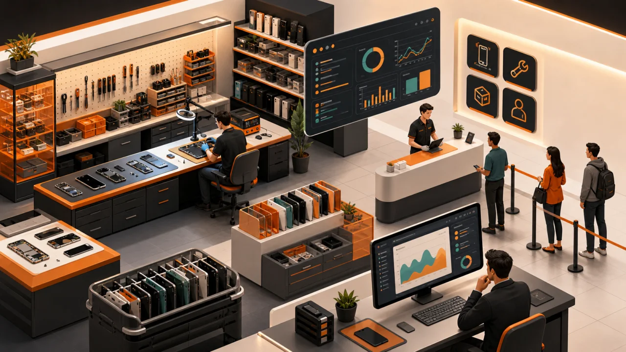 Mobile Repair Shop Management Software: Features & Benefits article illustration