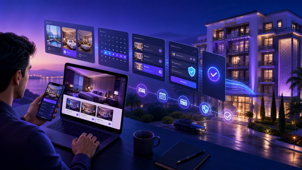 Hotel Booking Engine: How Direct Hotel Reservations Work article illustration