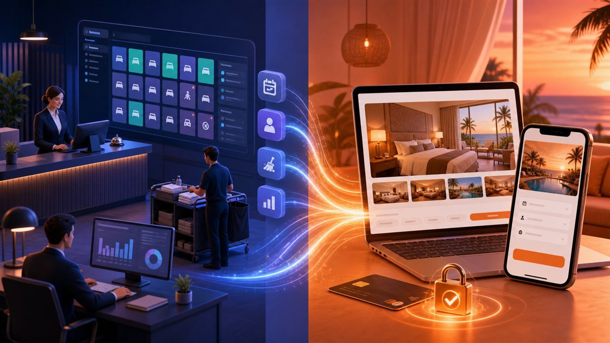 Hotel PMS vs Booking Engine vs Reservation System: What's the Difference? article illustration